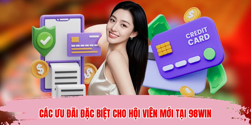 Các ưu đãi đặc biệt cho hội viên mới tại 98WIN